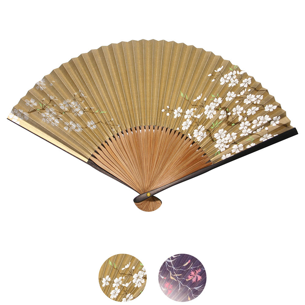 紙扇子 「唐木 藤」差し袋セット