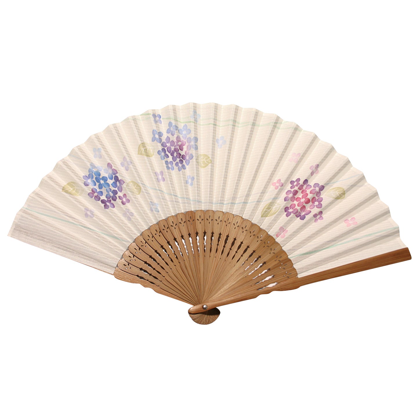 布扇子 「あわいろ和花」