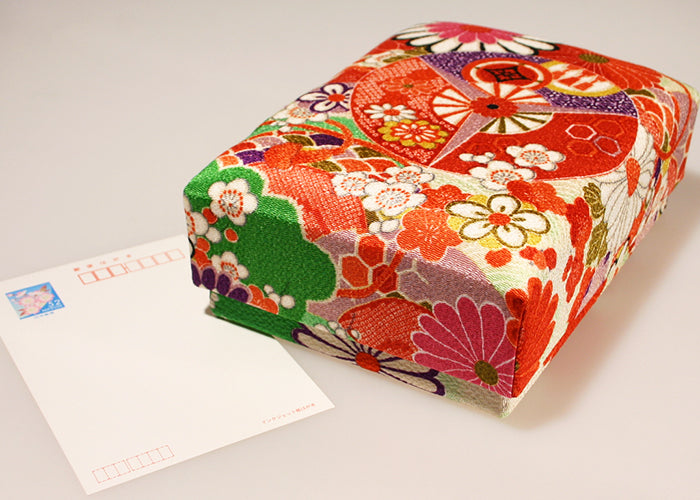 ちりめん文庫箱 裁縫箱(大)
