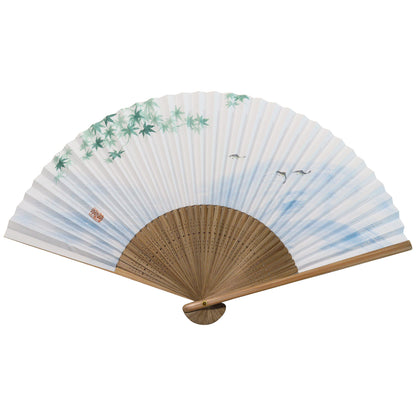 紙扇子 「唐木 楓鮎」