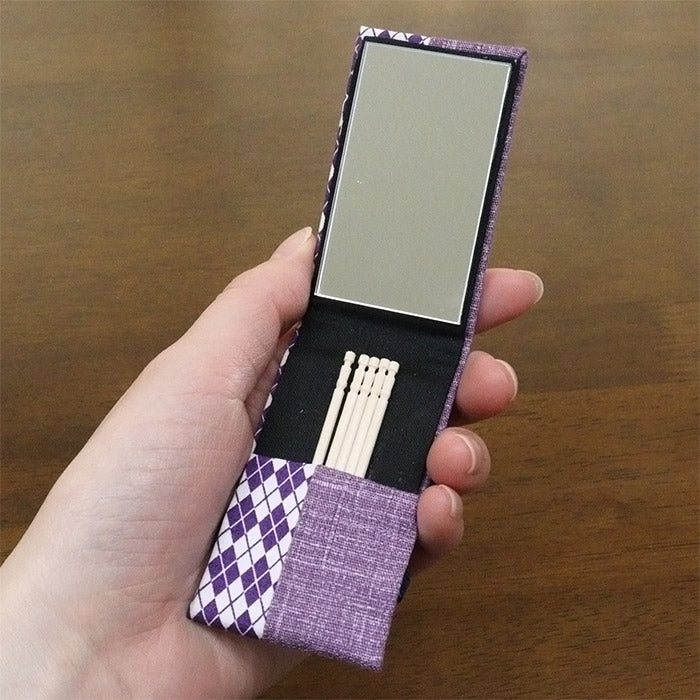 鏡付楊枝入れ（komonシリーズ）