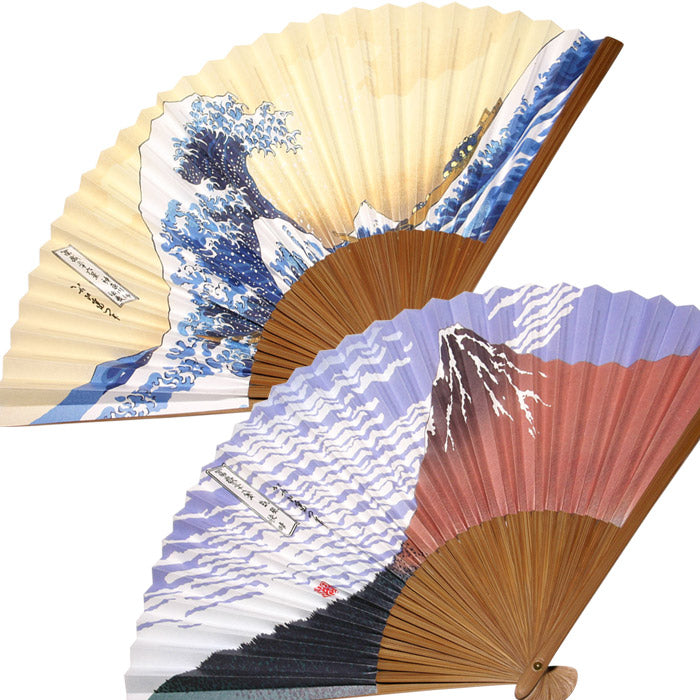 紙扇子 「北斎」