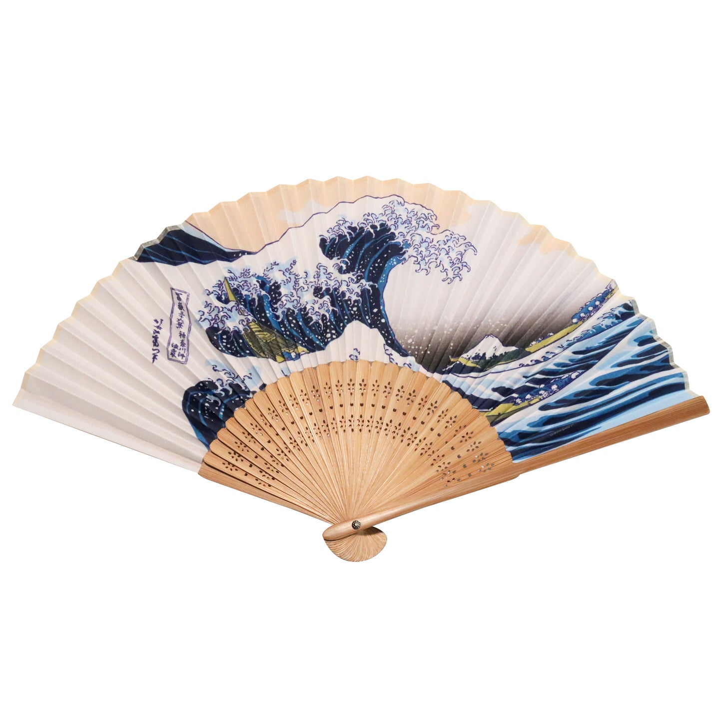 布扇子 「北斎」
