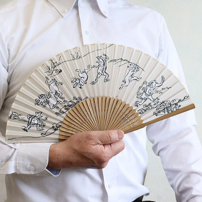 布扇子 「北斎」