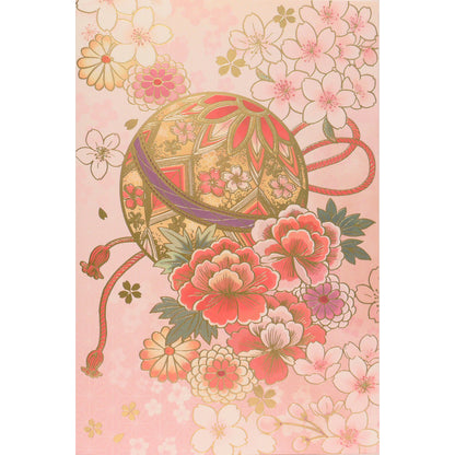 クリスマスカード 和風 「華鞠」 （5枚セット）C07-0036