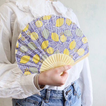 布扇子 「フラワーシェル」差し袋セット